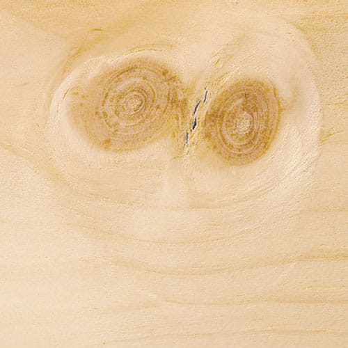 Partially intergrown knot 